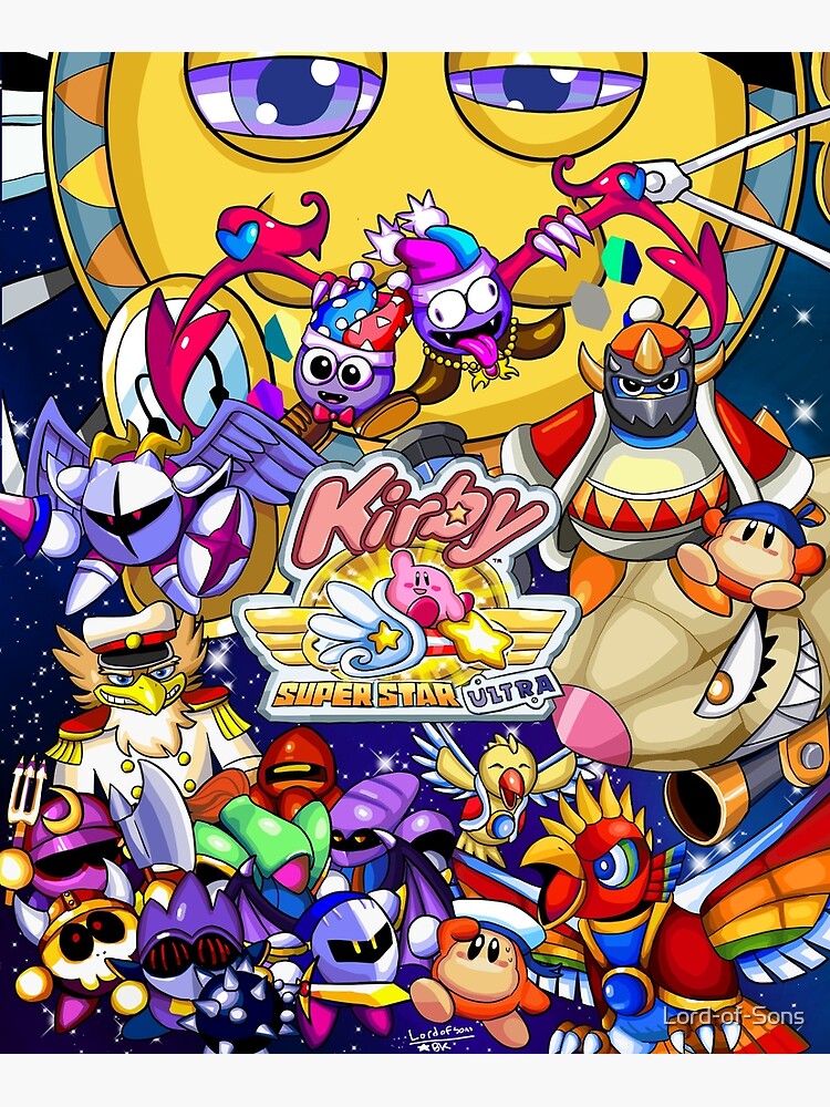 Kirby Super Star Ultra  Poster by Lord of Sons Redbubble