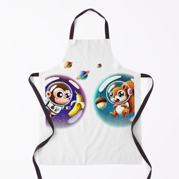 Item preview, Chimpanzee & Squirrel: “Cosmic Snacks” designed and sold by WildVista.