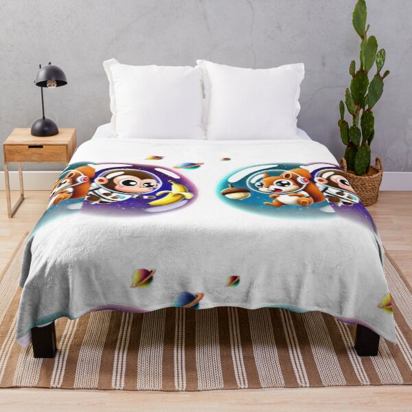 Item preview, Chimpanzee & Squirrel: “Cosmic Snacks” designed and sold by WildVista.
