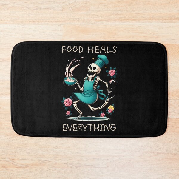 Item preview, Skeleton Cooking Food Heals Everything Funny Gifts designed and sold by MikeKart.