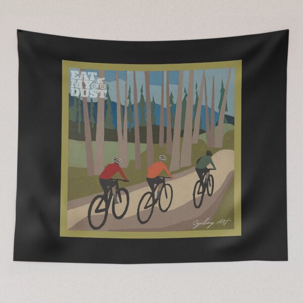 Item preview, Cycling Art - Miles And Miles Of Gravel - Eat My Dust designed and sold by EatMyDust-Bike.