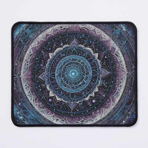Item preview, Celestial Mandala: Cosmic Serenity in Blue designed and sold by MandalasShops.