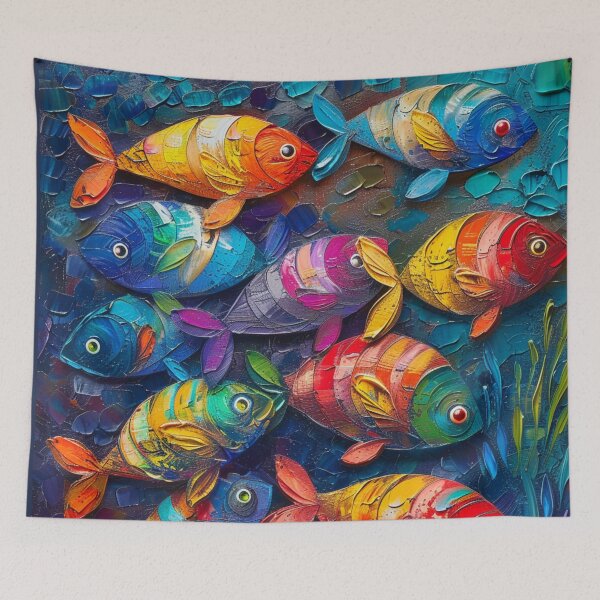 Item preview, Rainbow Fishes designed and sold by Myra365Art.