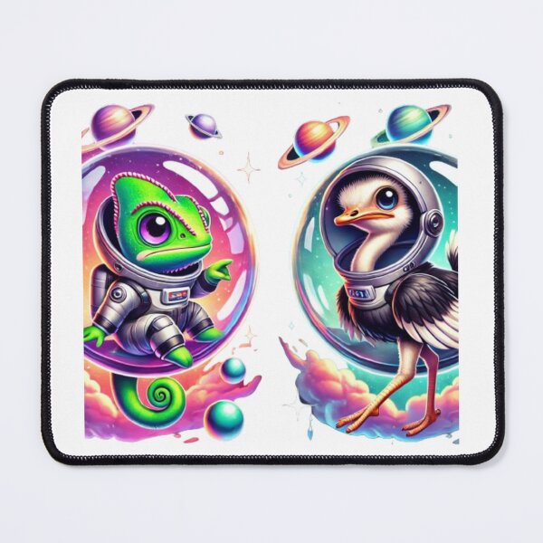 Item preview, Chameleon & Ostrich: “Stellar Style” designed and sold by WildVista.