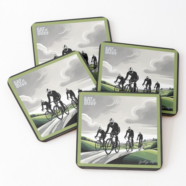 Item preview, Cycling Art - What A Great Ride, Thanks - Eat My Dust designed and sold by EatMyDust-Bike.