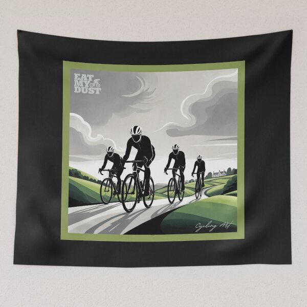 Item preview, Cycling Art - What A Great Ride, Thanks - Eat My Dust designed and sold by EatMyDust-Bike.