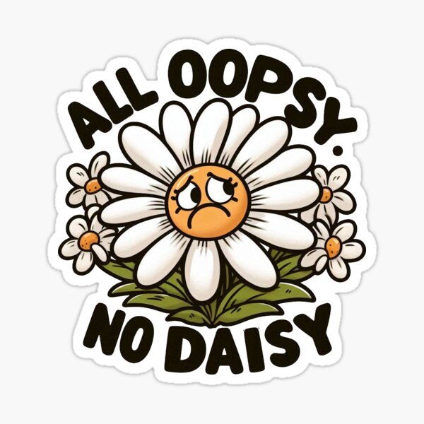 Vista previa del artículo con la obra «Todo oopsy no margarita», diseñado y vendido por Vkinsify.