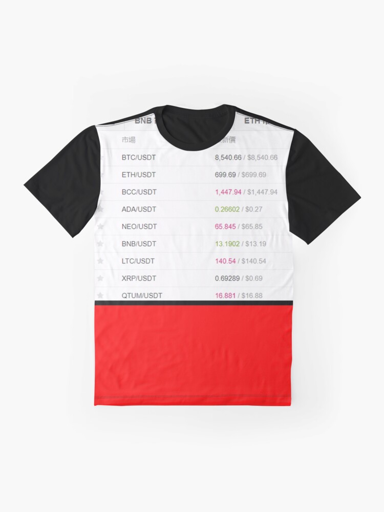 Alternate view of CRYPTO MONEY CALENDAR Graphic T-Shirt