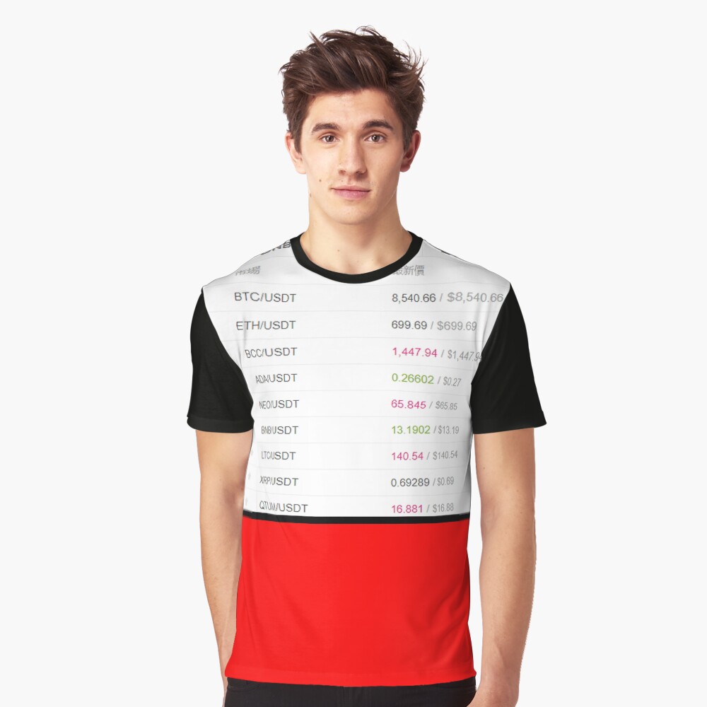 CRYPTO MONEY CALENDAR Graphic T-Shirt