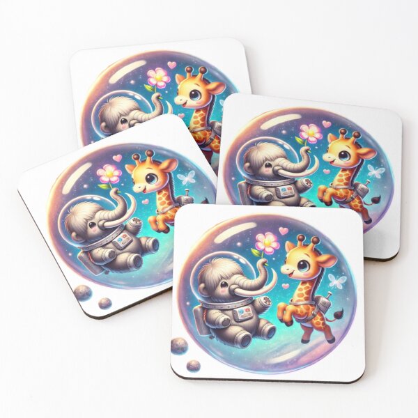 Item preview, Mammoth & Giraffe: “Space Buddies” designed and sold by WildVista.