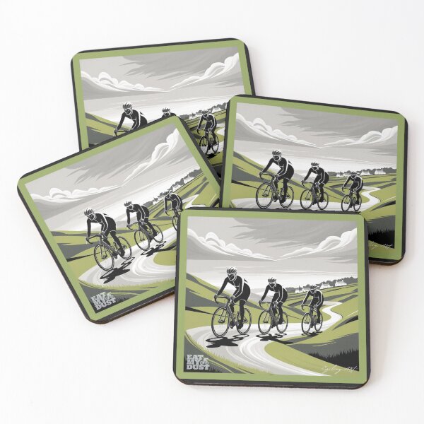 Item preview, Cycling Art - Dreamy Winding Roads - Eat My Dust designed and sold by EatMyDust-Bike.