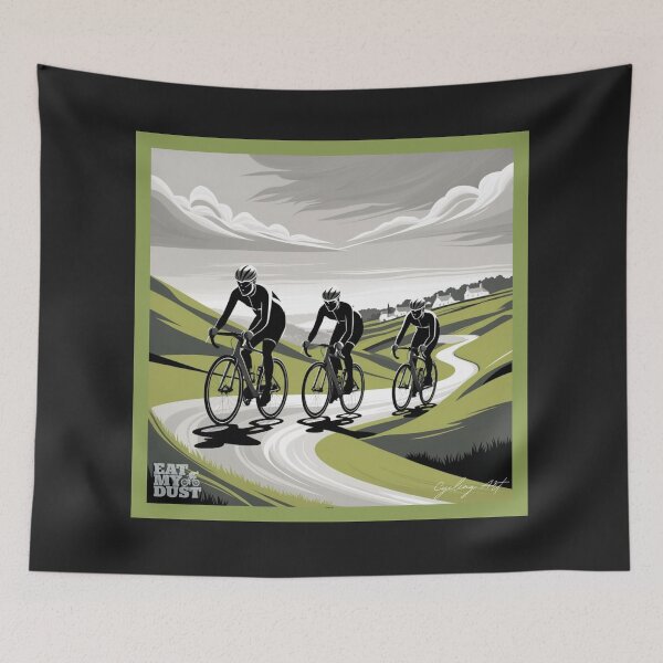 Item preview, Cycling Art - Dreamy Winding Roads - Eat My Dust designed and sold by EatMyDust-Bike.