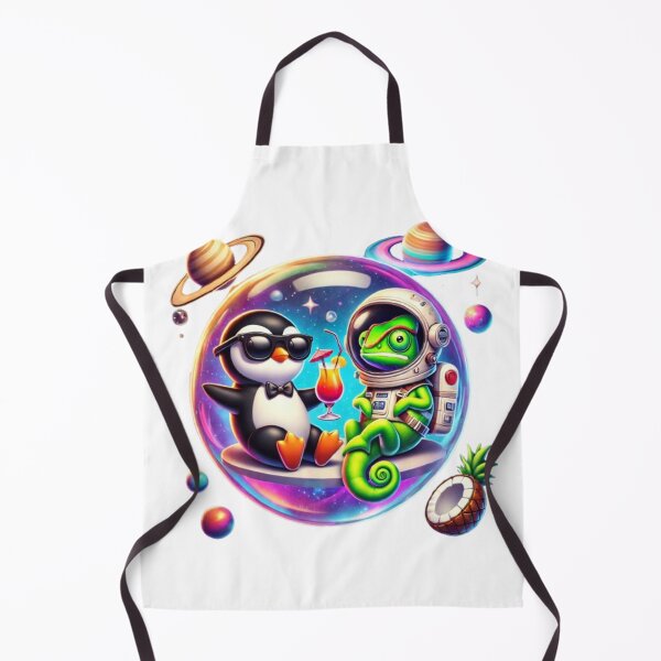 Item preview, Penguin, Chameleon “Tropical Space” designed and sold by WildVista.