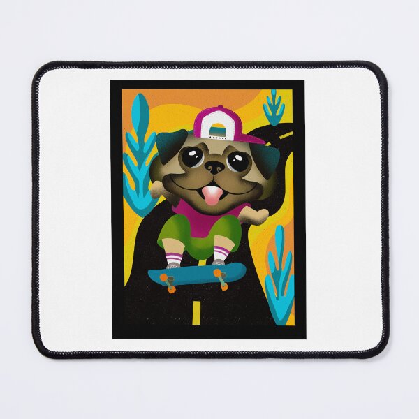 Item preview, Skateboarding Pug designed and sold by DoriqueDesigns.