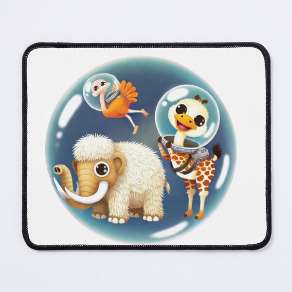Item preview, Mammoth, Chameleon & Ostrich: “Galactic Groove” designed and sold by WildVista.