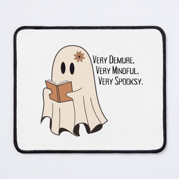 Item preview, Very Demure, Very Mindful - Cute Ghost with Book designed and sold by Teribelle.
