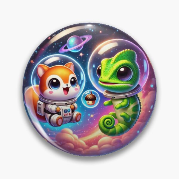 Item preview, Squirrel & Chameleon: “Cosmic Chat” designed and sold by WildVista.
