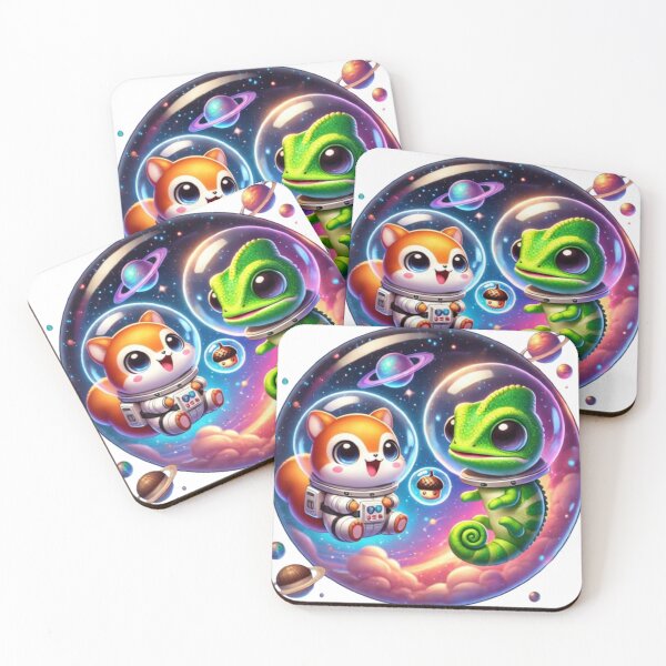 Item preview, Squirrel & Chameleon: “Cosmic Chat” designed and sold by WildVista.