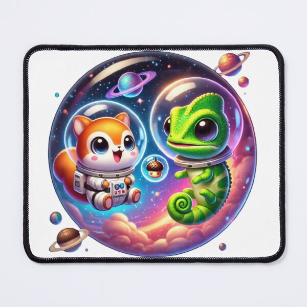 Item preview, Squirrel & Chameleon: “Cosmic Chat” designed and sold by WildVista.