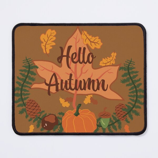 Item preview, Hello Autumn - Umber designed and sold by Daniel Bevis Design.