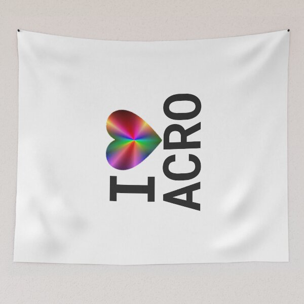 Item preview, I Heart ACRO sideways designed and sold by KATKattalestv.