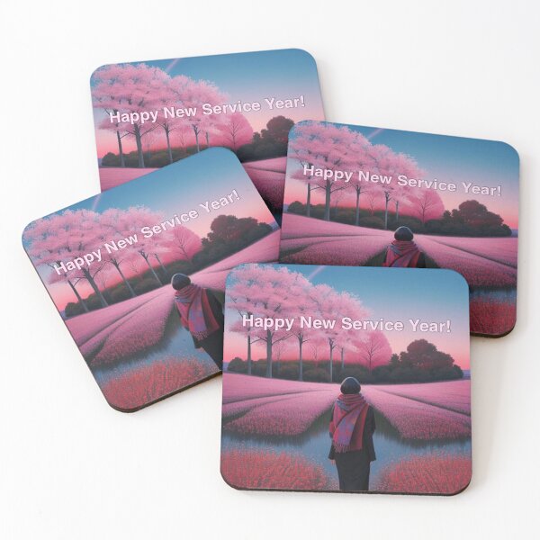 Item preview, Happy New Service Year! Pink designed and sold by IvaRenee.