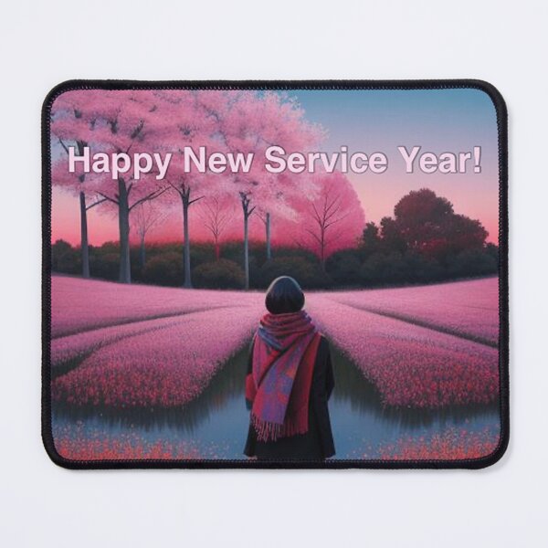 Item preview, Happy New Service Year! Pink designed and sold by IvaRenee.