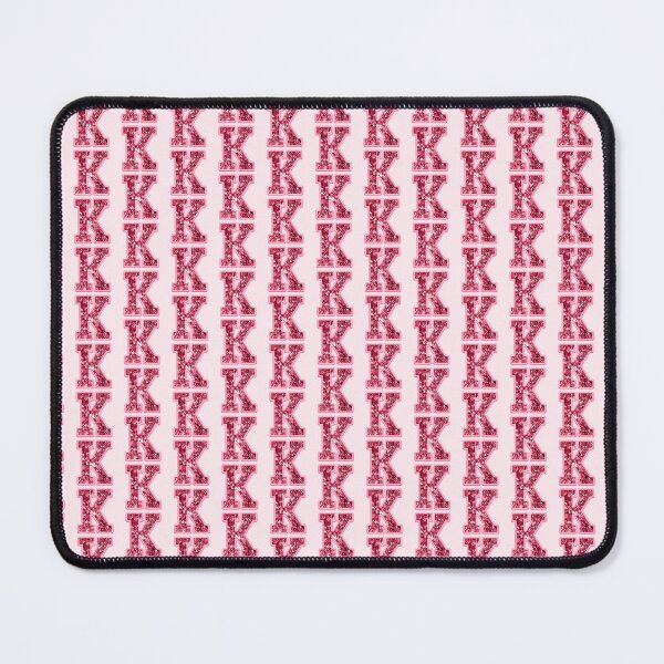 Item preview, K Preppy Glitter Varsity Letter Patch designed and sold by Creative Brat Design Studio.