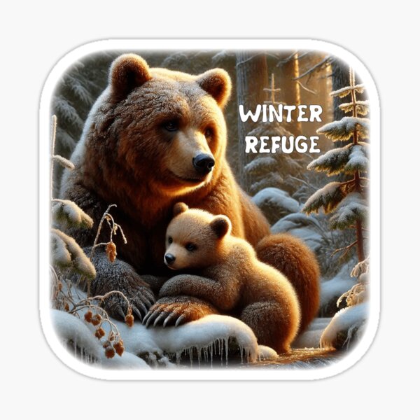 Item preview, Winter Refuge - Bears' Hug designed and sold by CALM-in-CHAOS.
