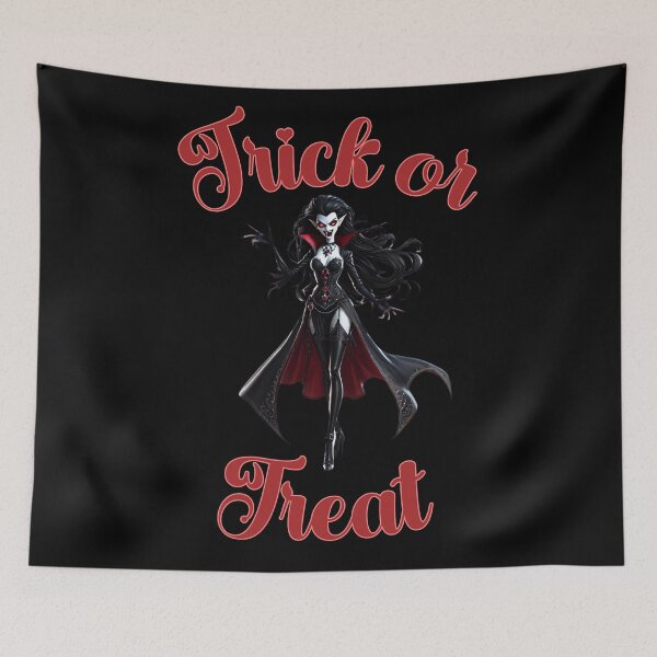 Item preview, Trick or Treat  -  Valentina Has Gone Viral with her thirsty blood cravings this Halloween designed and sold by 3DAF.