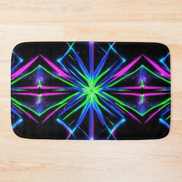 Item preview, Neon Galaxy Dreamscape: Geometric Cosmic Allure designed and sold by NeuronBrush.