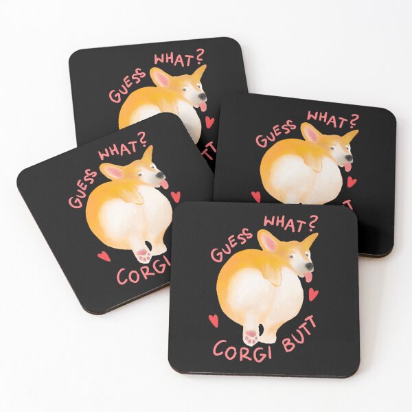 Item preview, Guess What Corgi Butt designed and sold by DrawsCutePaws.