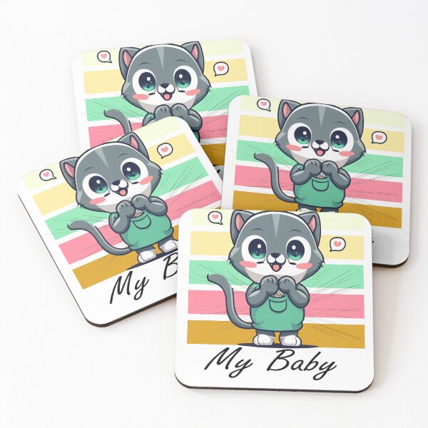 Aperçu de l'œuvre My Favorite Is Cats Funny Stickers créée et vendue par Mahmoudshoping.