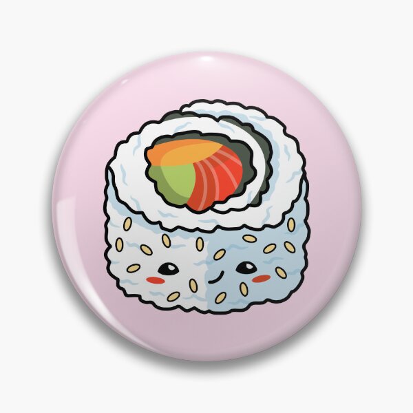 Item preview, Cute Kawaii Uramaki California Roll Sushi designed and sold by KILLTHEBOX.