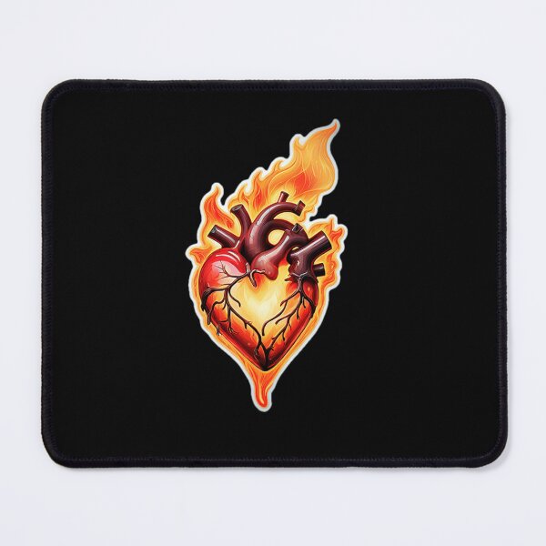 Item preview, Burning Heart - Heart On Fire designed and sold by Bunmigraphics .