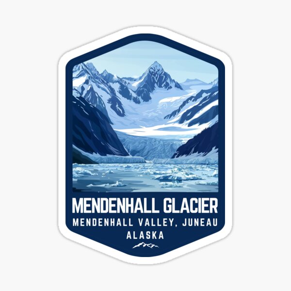 Vista previa del artículo con la obra «Glaciar Mendenhall, valle de Mendenhall, Juneau (Alaska)», diseñado y vendido por digitalcupids.
