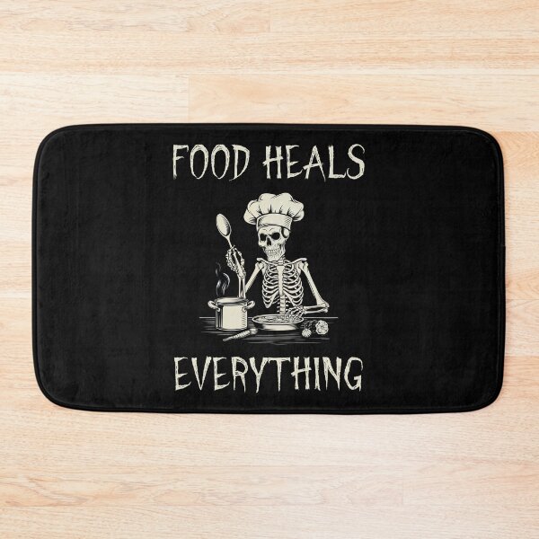 Item preview, Skeleton Cooking Food Heals Everything Funny Gifts designed and sold by MikeKart.