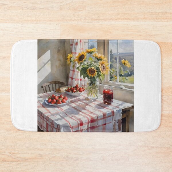 Item preview, Watercolor Farm Kitchen Table C designed and sold by Oldetimemercan.