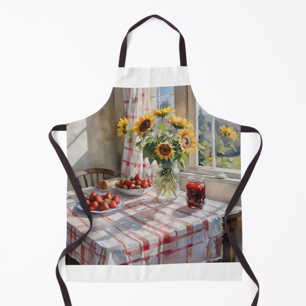Item preview, Watercolor Farm Kitchen Table C designed and sold by Oldetimemercan.