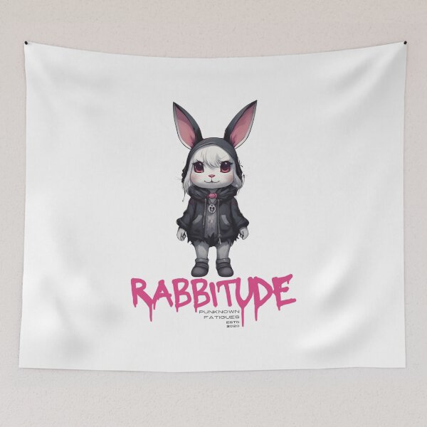 Item preview, Emo Bunny, Rabbitude designed and sold by pUNKnown.