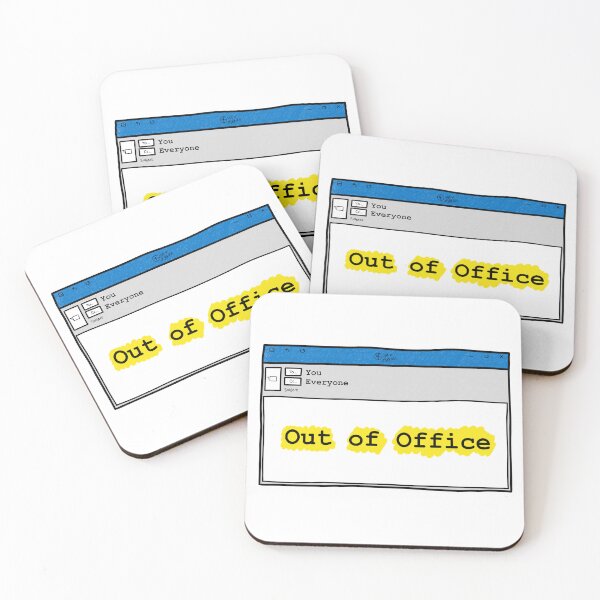 Item preview, Email Status: Out of Office designed and sold by Ish and Giggles.