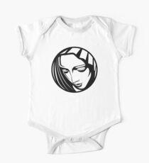 Virgin Mary Short Sleeve Baby One-Piece