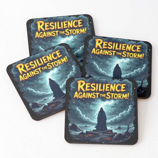 Item preview, Resilience Against the Storm - Halloween Design | Ghostly Figure Battling a Fierce Haunted Storm designed and sold by Dantin.