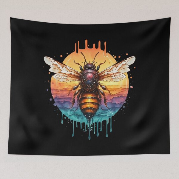Item preview, Watercolor bee designed and sold by Ann Miu Deluxe.