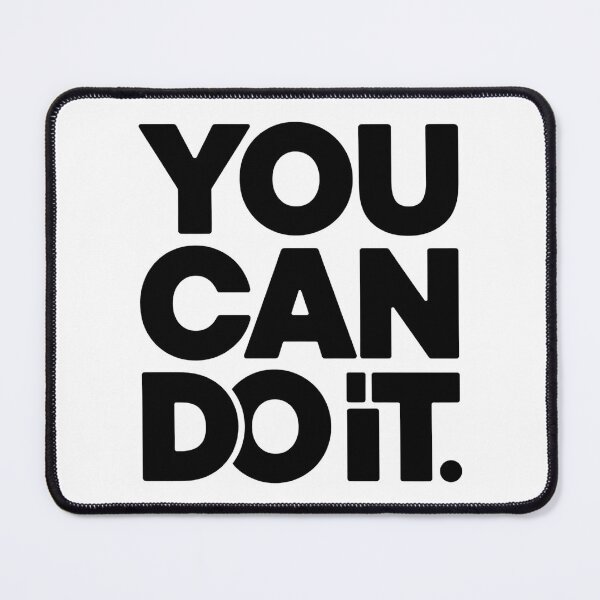Item preview, You Can Do It Typography - Motivational Quote designed and sold by motivationaltee.