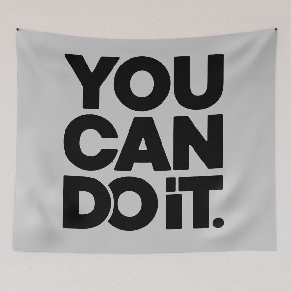 Item preview, You Can Do It Typography - Motivational Quote designed and sold by motivationaltee.