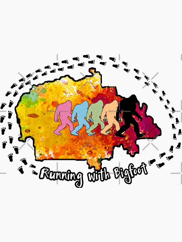Thumbnail 3 of 3, Sticker, Runners on the Navajo Nation designed and sold by NativeGraffix.