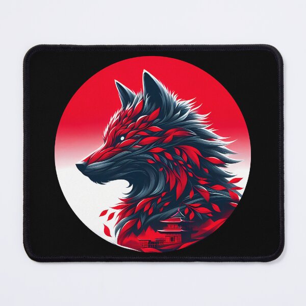 Item preview, Wolf Made of Leaves, Ai Generated Art designed and sold by ACC .