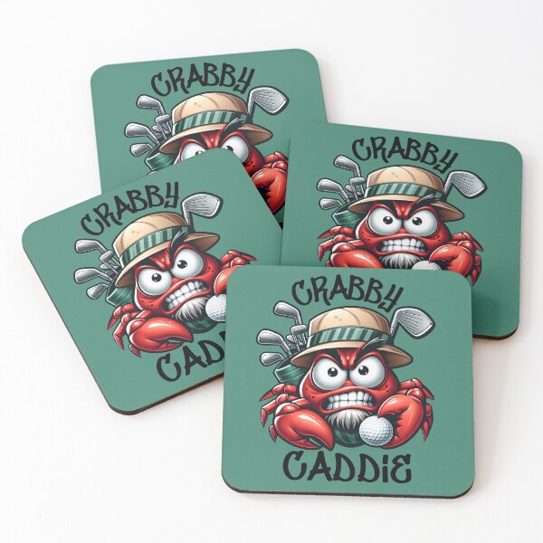 Item preview, The Crabby Golf Caddie designed and sold by Frog Level Treasures.