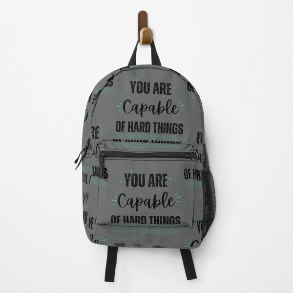 Item preview, You Are Capable of Hard Things designed and sold by HomeFreewithMe.